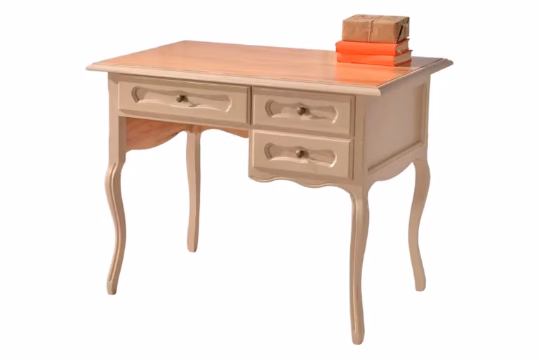 Scrivania classica in legno beige Mobili 2G L: 100 cm, P: 60 cm, H: 79 cm