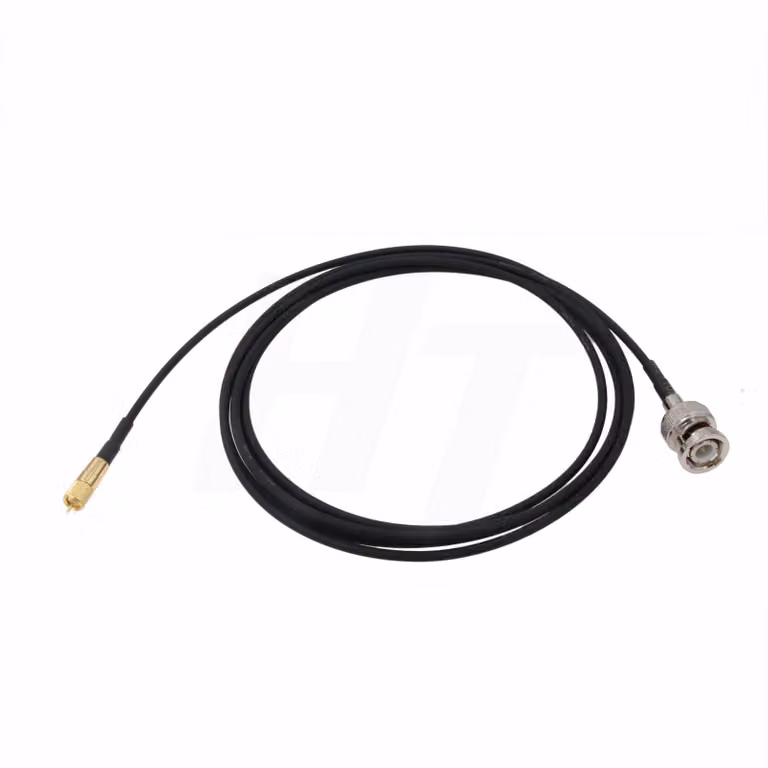 Connettore BNC su microdot UNF 10-32, cavo coassiale RG174, 50 Ohm, 15 cm