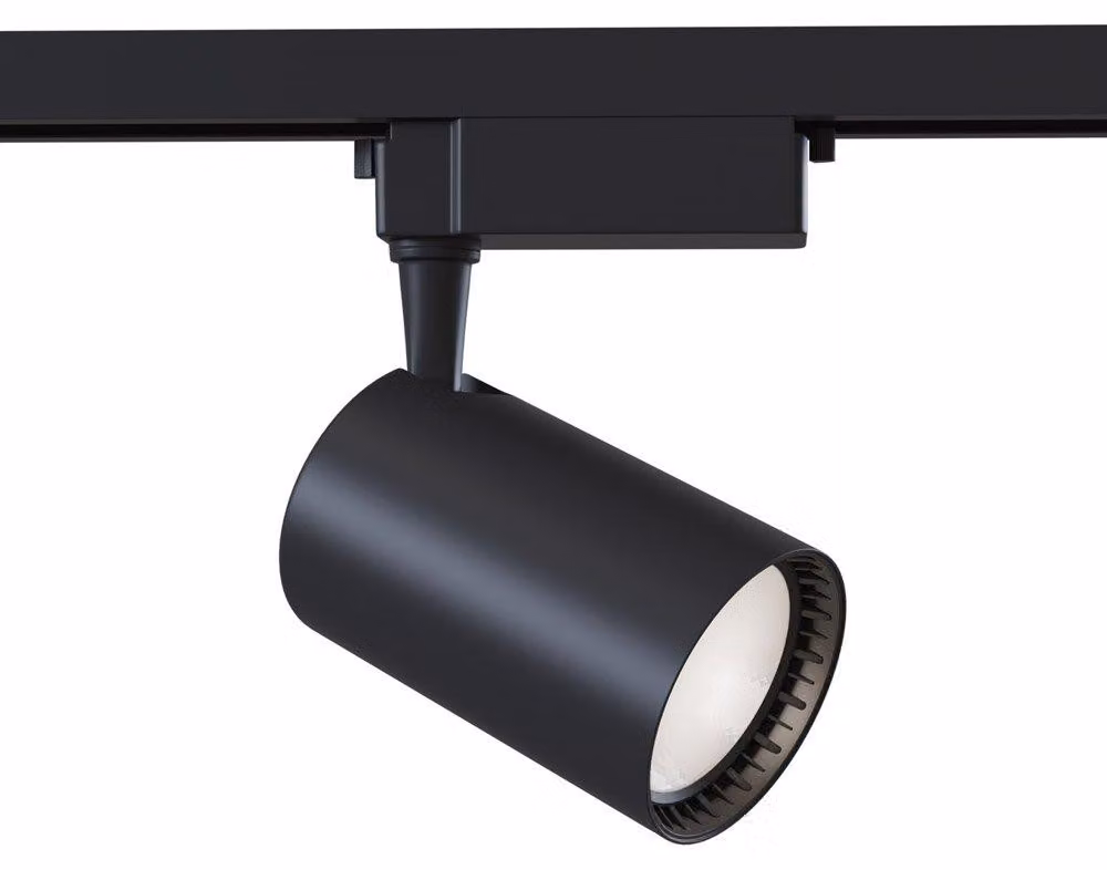Faretto Per Binario Vuoro In Metallo 26W Nero 1 Luce Calda