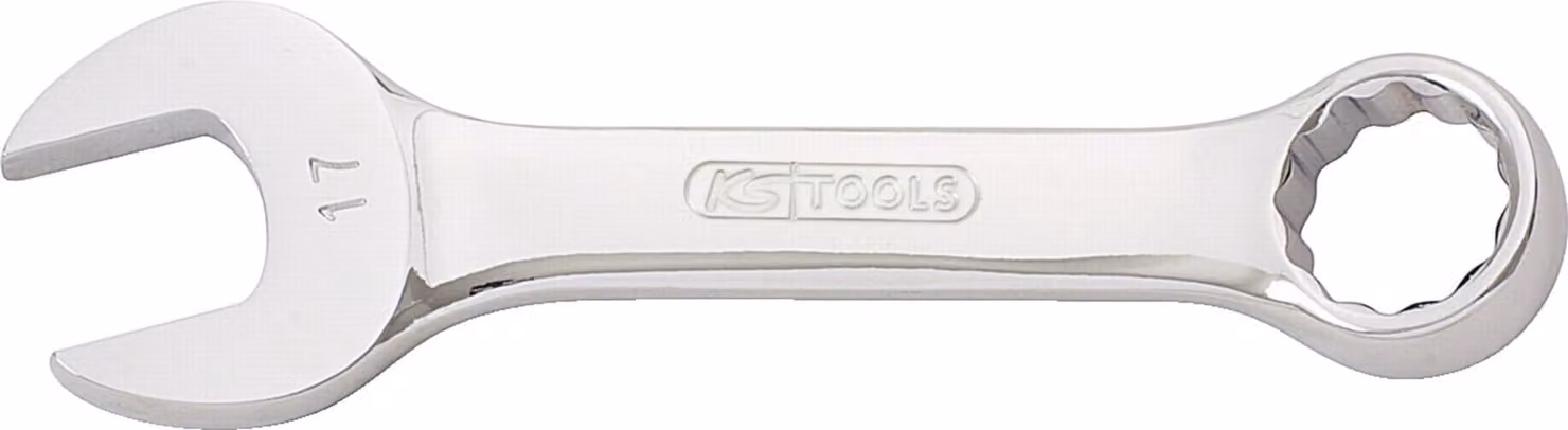 KS Tools CHROMEplus, 11 mm, metallico, acciaio al cromo vanadio, 15°, 100 mm, 45 g