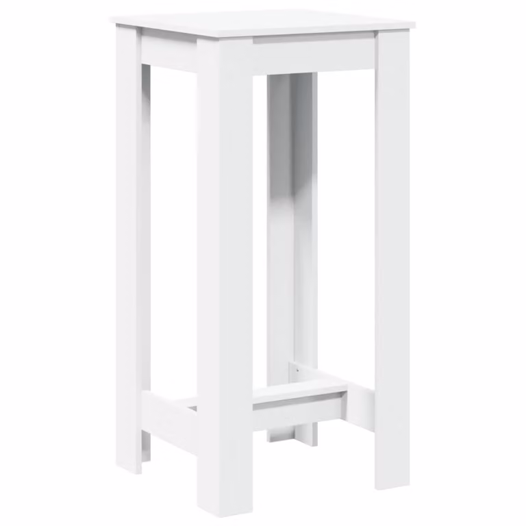 Tavolo da Bar Bianco 51x50x103,5 cm in Truciolato
