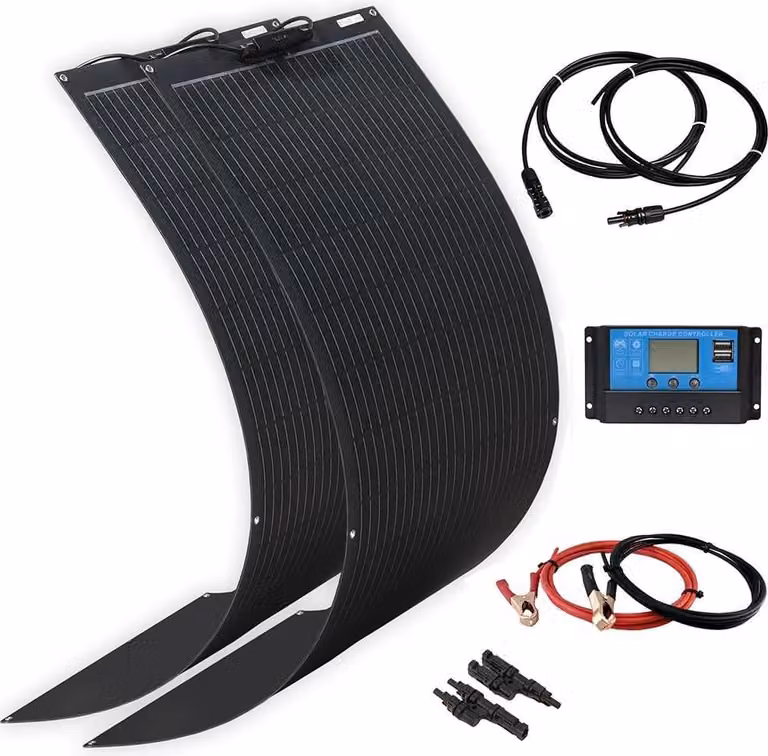 Kit di pannelli solari, design efficiente monocristallino, installazione versatile, kit solare da 200W