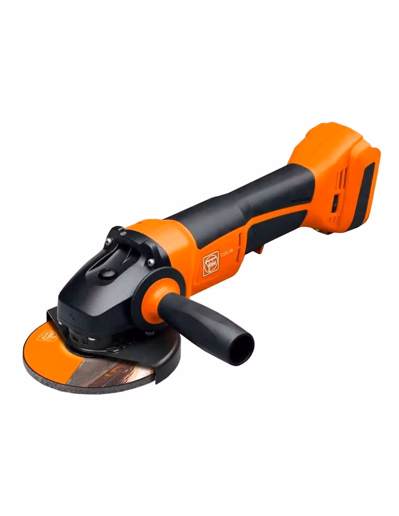 Smerigliatrice angolare FEIN CCG 18-125-10 PD AS arancione con batteria da 5,0 Ah, caricabatterie GAL1880CV e L-Boxx 238 – 2