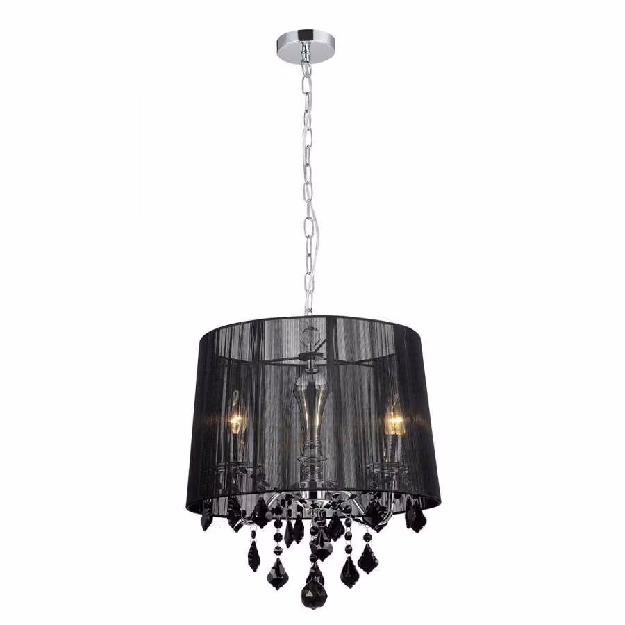 Italux Cornelia lampadario con cristalli cromo MDM-2572/3 BK