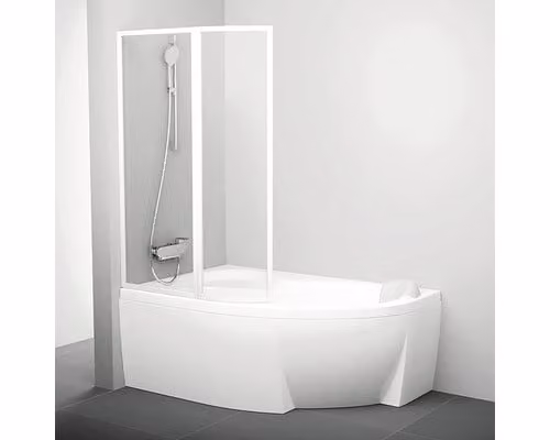 Schermo per vasca da bagno RAVAK VSK2 ROSA 170 L Trasparente