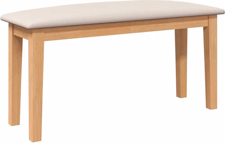 Panca 90 cm in Legno Massello di Hevea