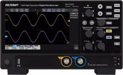 Voltcraft DOV1002 Digital-Oszilloskop 100 MHz 2-Kanal 1.25 GSa/s 50 Mpts 12 Bit (VC-16753915)