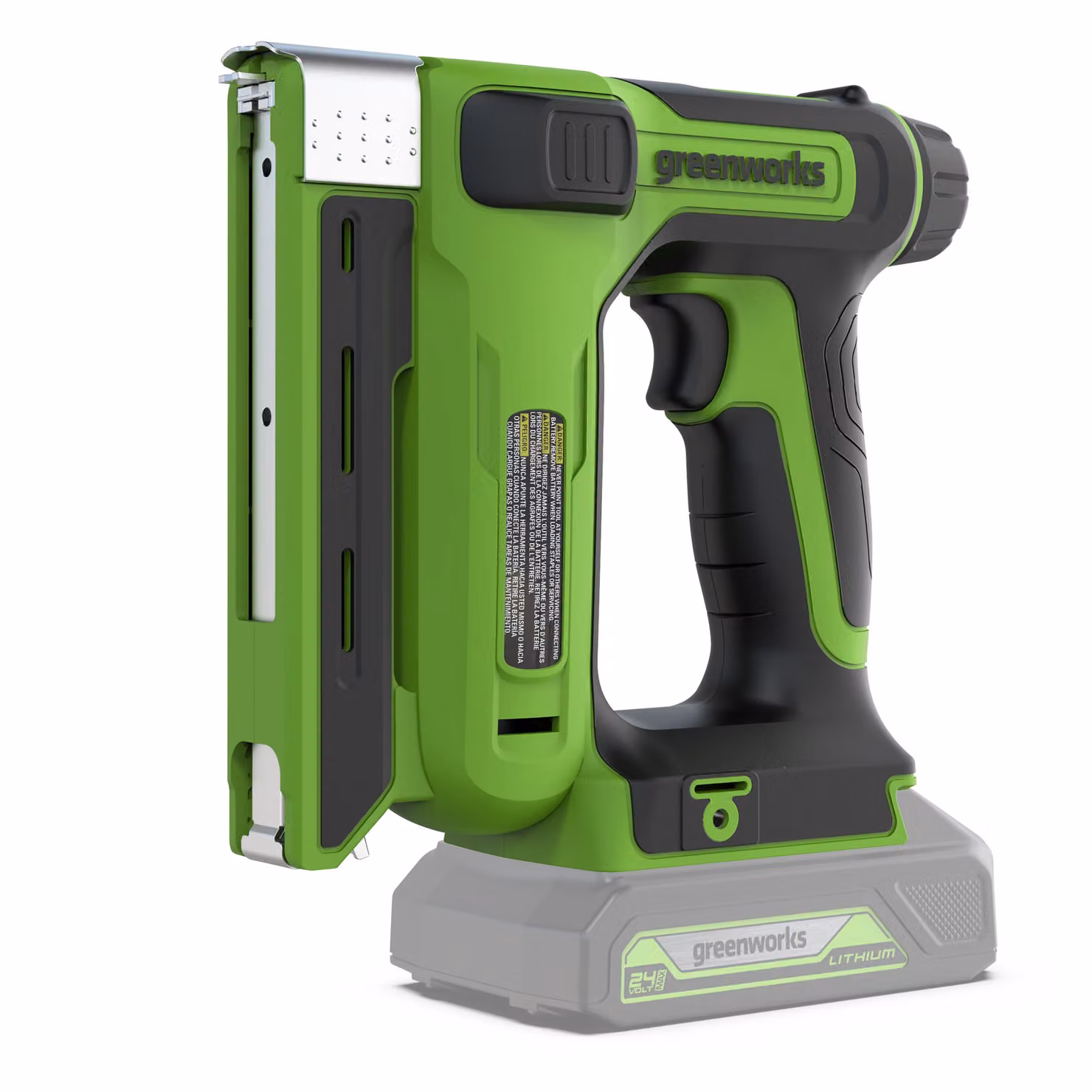 Graffettatrice Greenworks POWERALL 24V verde