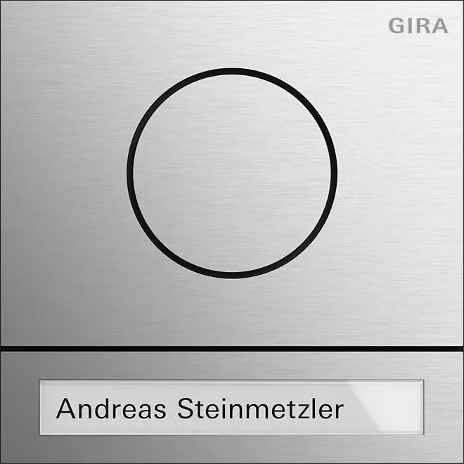 Modulo posto esterno GIRA in alluminio 5565926 (5565926)