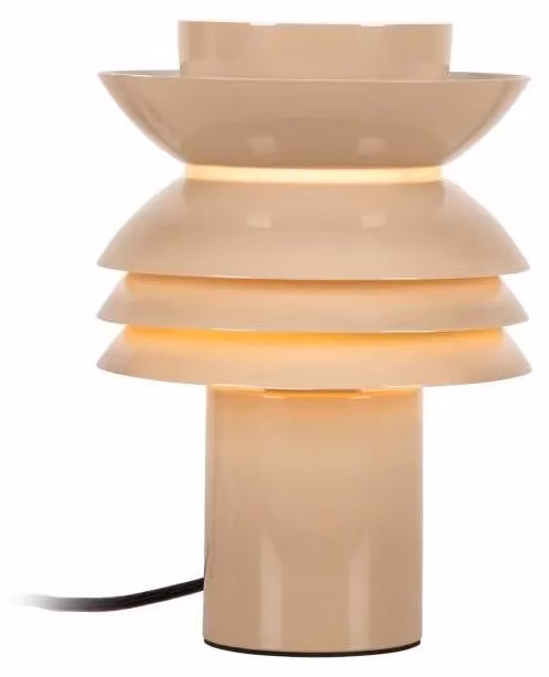 Lucide YINDRA - Lampada da tavolo - Diametro 17,5 cm - 1xE27 - Colore taupe