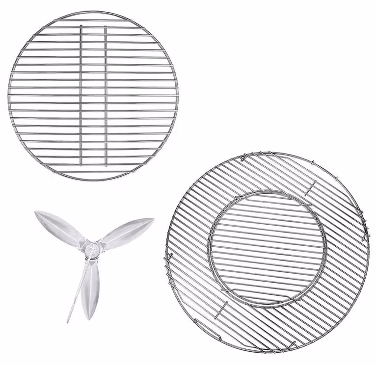 Solidchoice - Kit di ricambi per barbecue a carbone, con rotore, compatibile con Weber 57 cm - Accessori