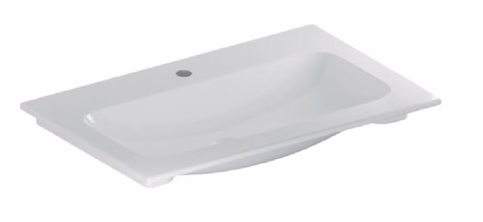 Geberit iCon lavabo pour meubles, 1 trou pour robinet, sans trop-plein, 750x480mm, 501.844.00.2, 501.844.00.2