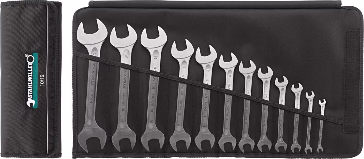Set di chiavi aperte doppie Stahlwille 44479 10 pezzi SW6 - 32 mm - 96400307