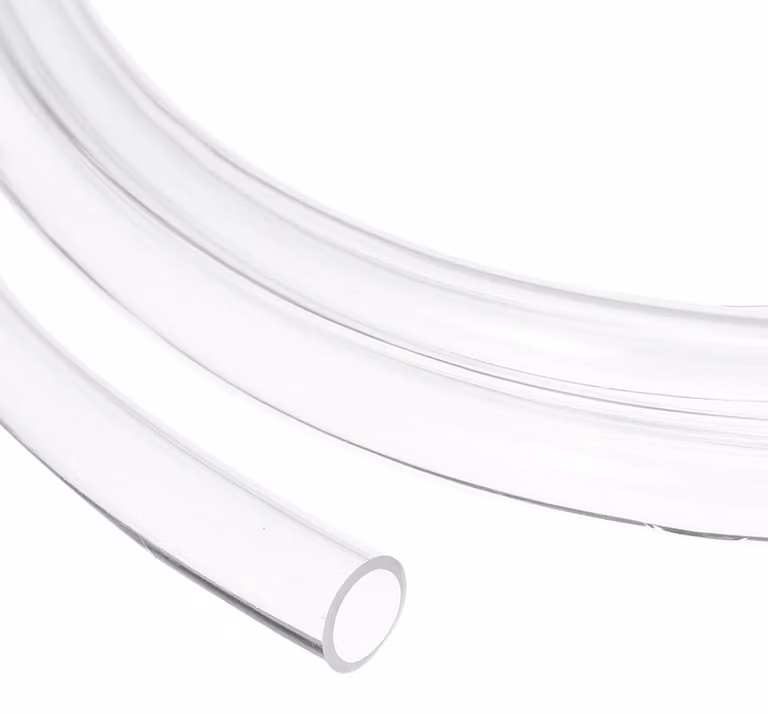 Tubo in PVC trasparente, lunghezza 2,6 metri, diametro interno 10 mm, diametro esterno 14 mm