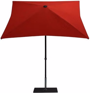 Ombrellone a palo centrale Trend 240x240 cm Made in Italy - Rosso