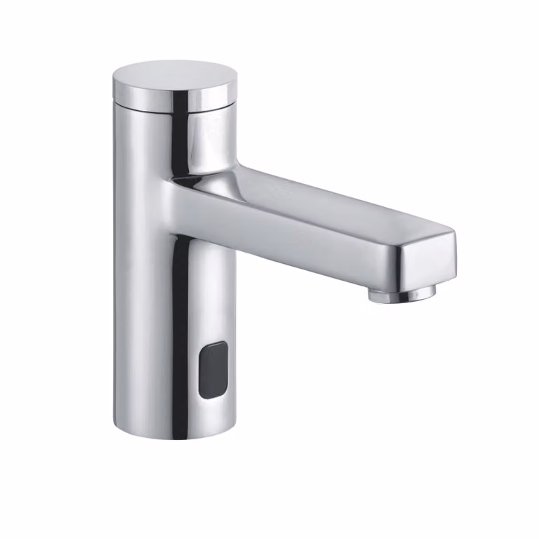 KLUDI ZENTA SL E Soupape électronique sur pied, hauteur d'écoulement 75mm, alimentation par pile, chrome, 3810505, 3810505