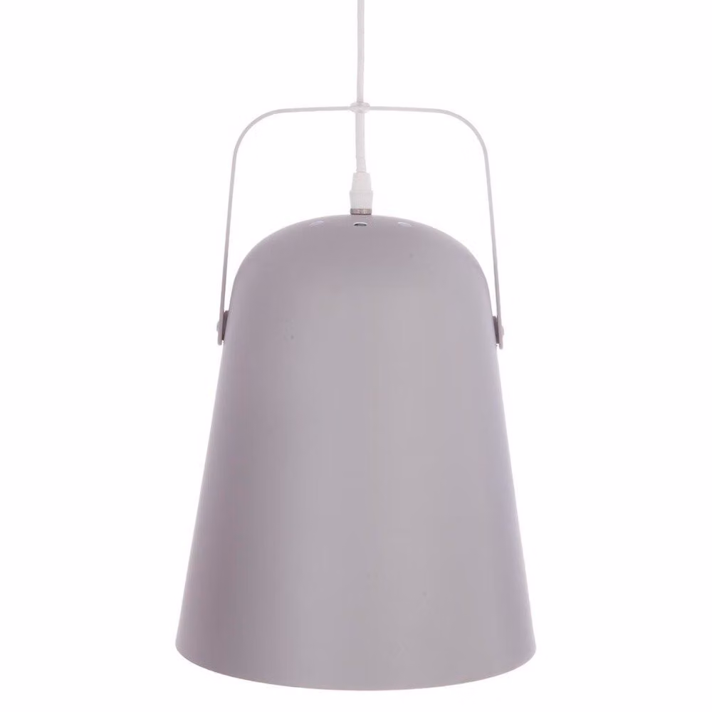 Lampada da soffitto in metallo grigio chiaro, Ø 22 cm