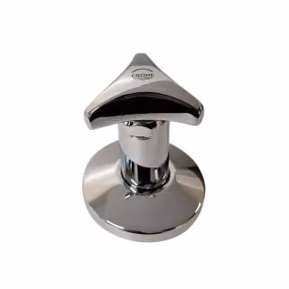 Parte superiore 11501 per valvole da incasso Maniglia Trecorn marcatura blu 1/2 pollice cromo