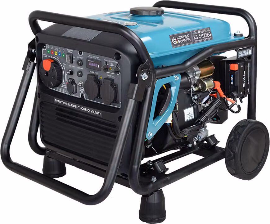 Könner & Söhnen Generatore inverter GPL/benzina KS 4100iE G Energia di alimentazione