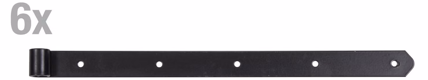 Alberts 835866 Nastro per tapparelle | nero | rotolo Ø16mm | misura 500x35mm | set di 6