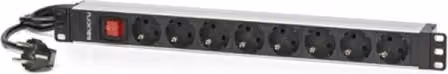 Schuko 19" 8 prese con interruttore on/off Salicru 680CA00003 1,5 m IP20
