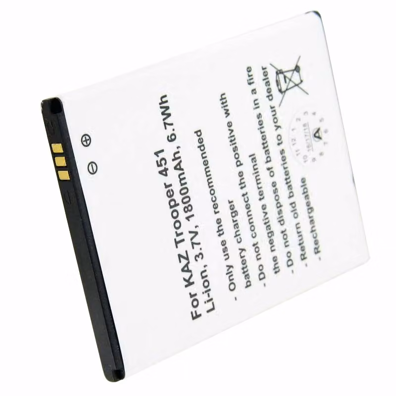Batteria adatta per Kazam Trooper 451, TR4501 3,7 Volt 1800mAh