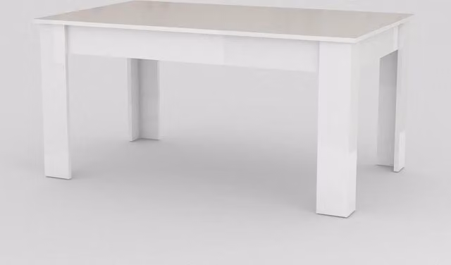 Tavolo Allungabile 160/210x90x75 cm Jesi Bianco Lucido