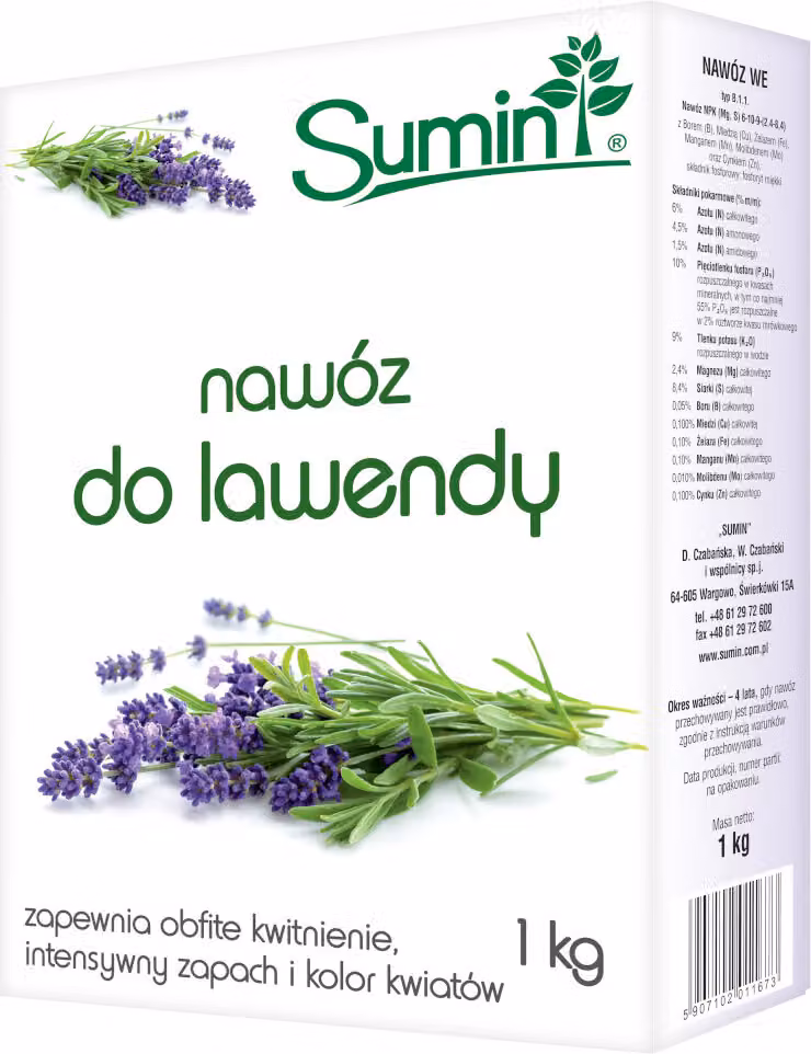 Concime Sumin per lavanda 1 kg - Organico per fiori bellissimi