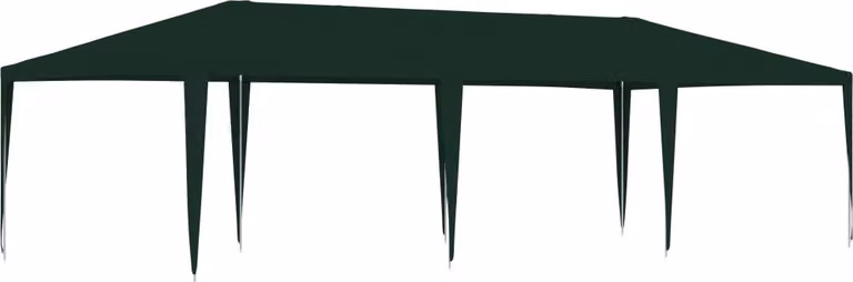Gazebo Professionale 4x9 m Verde 90 g/m²