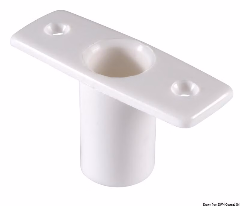 Boccola in nylon per montaggio laterale, 1 pezzo