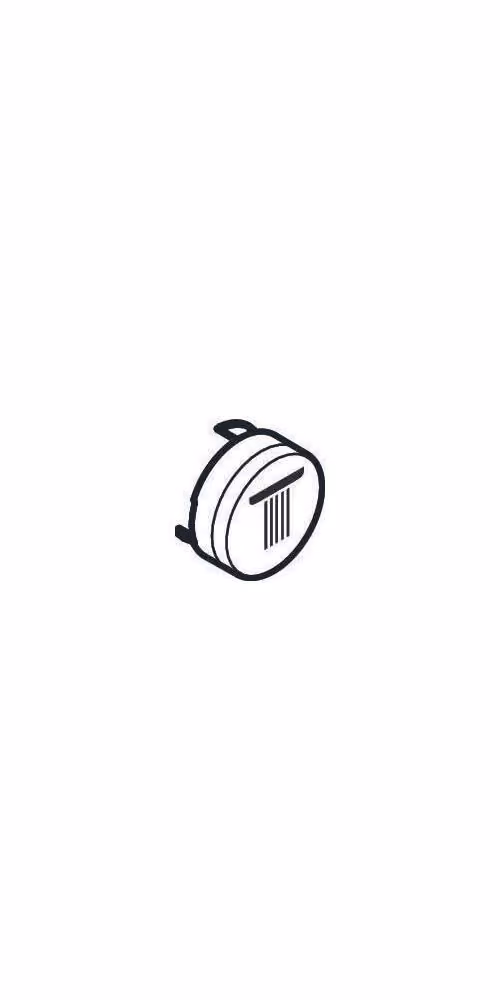 hansgrohe pulsante Simbolo Pioggia Grande nero