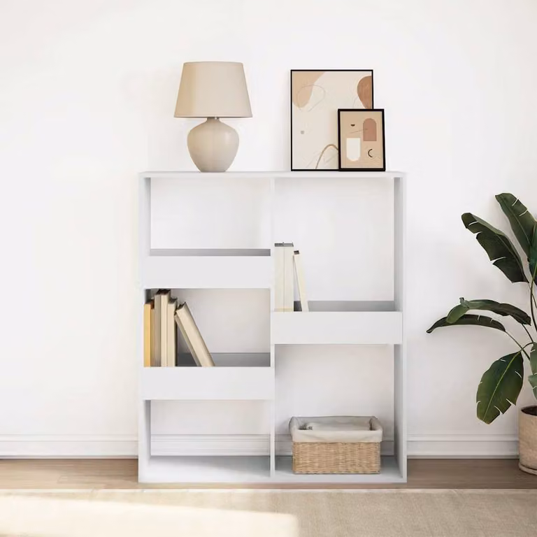 Libreria/Divisorio vidaXL Bianco L 100 cm x P 33 cm x H 115 cm