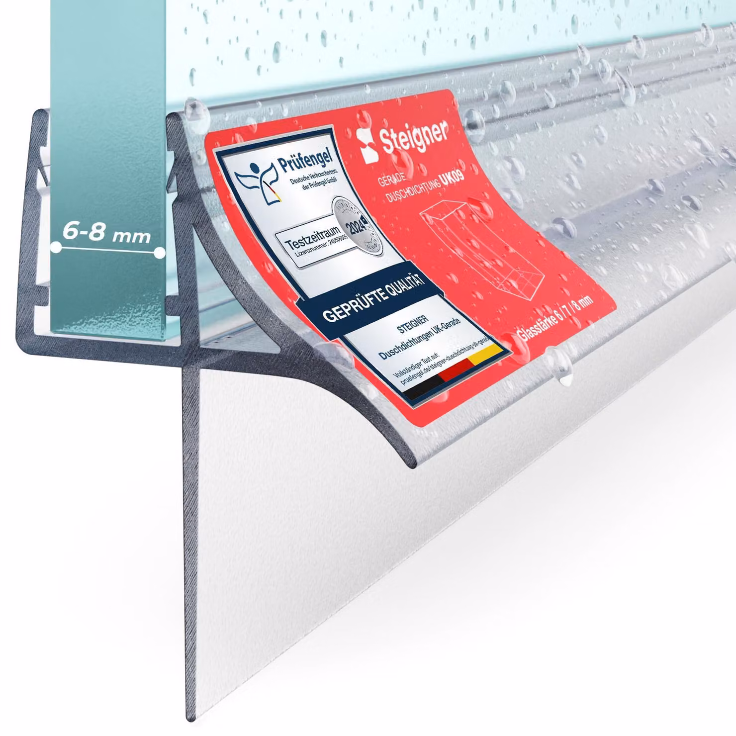 Guarnizione in PVC per box doccia