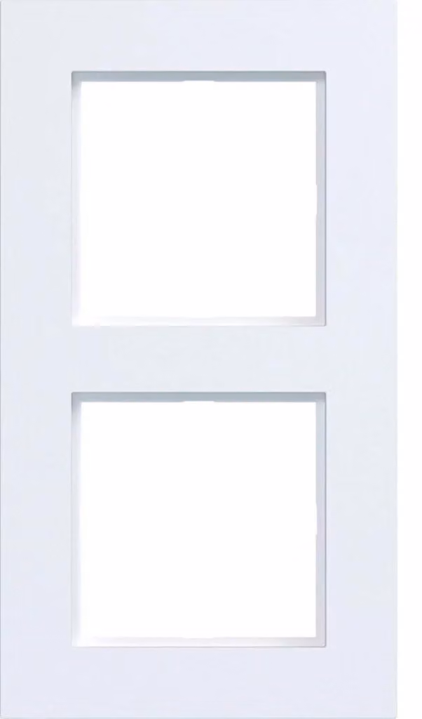 Cornice Hager doppia A.8 WAD8200WM bianco lucido opaco