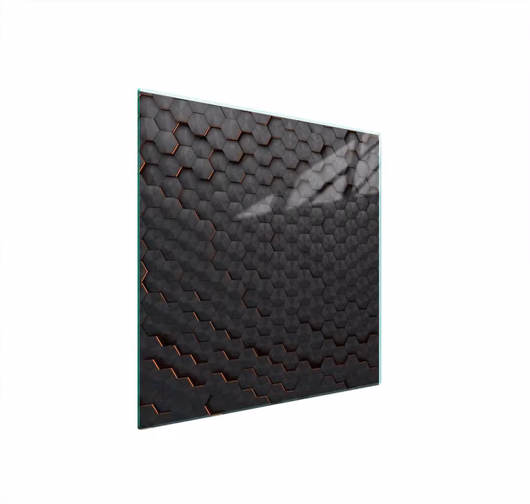Piastra Di Protezione In Vetrina Per Levatori 50X52 Nero