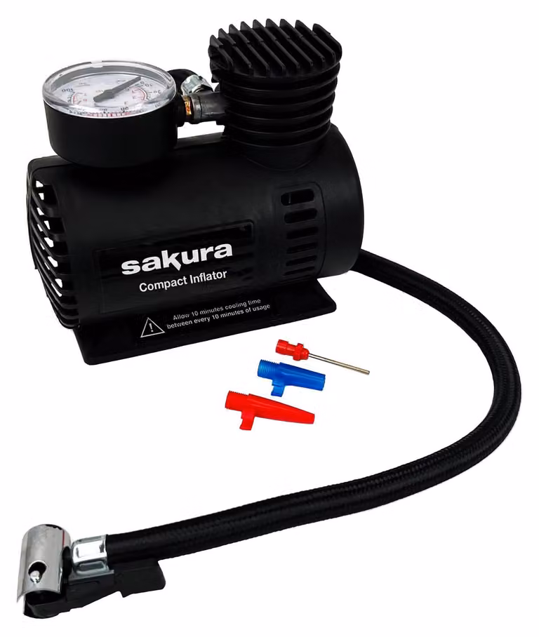 Mini compressore d'aria a 12V per pneumatici di auto e oggetti gonfiabili