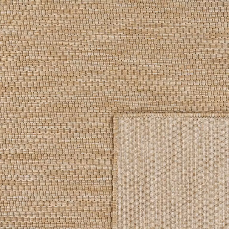 Tappeto rotondo Venezia beige per interni ed esterni Diametro: 120 cm