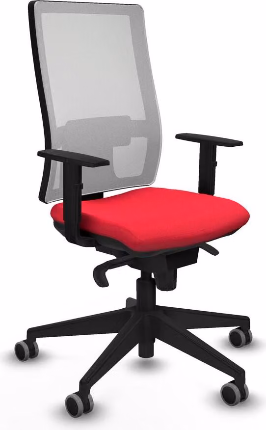 Sedia da ufficio Piqueras y Crespo 1D066G0 Rosso