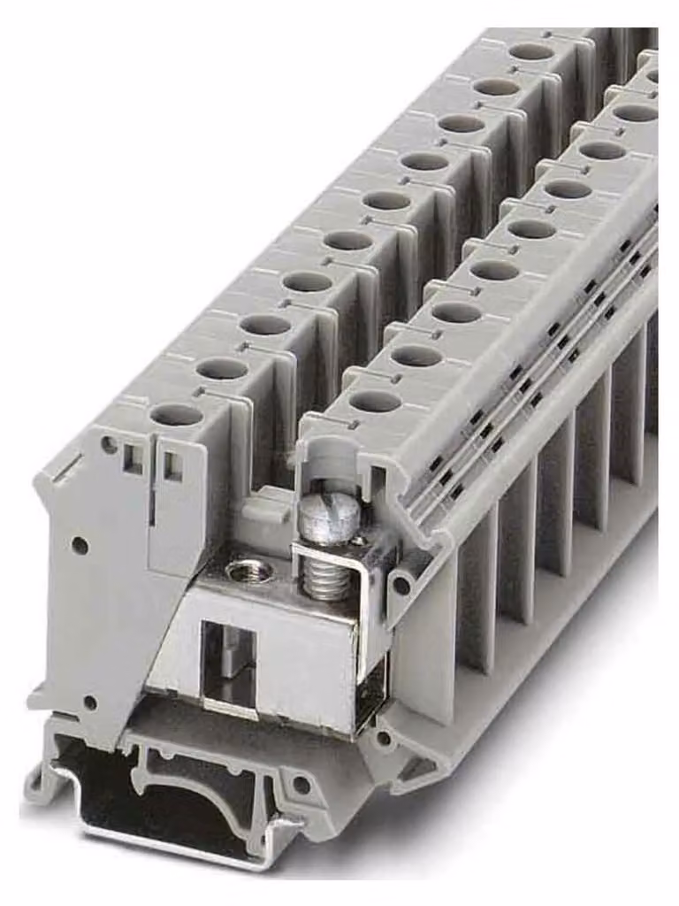 Morsettiera passante 6-25 mm² 12,2 mm - Morsettiera di montaggio 12,2 mm 1 polo UTI 16 BU