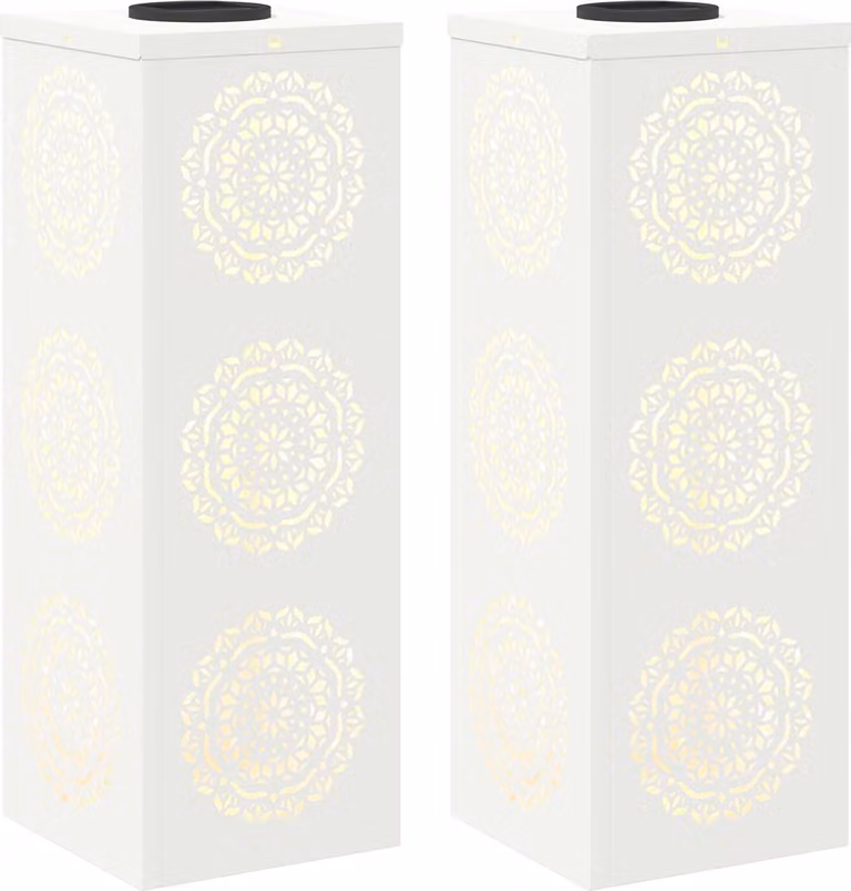 Faro LED solare per sentieri 2 pcs Bianco