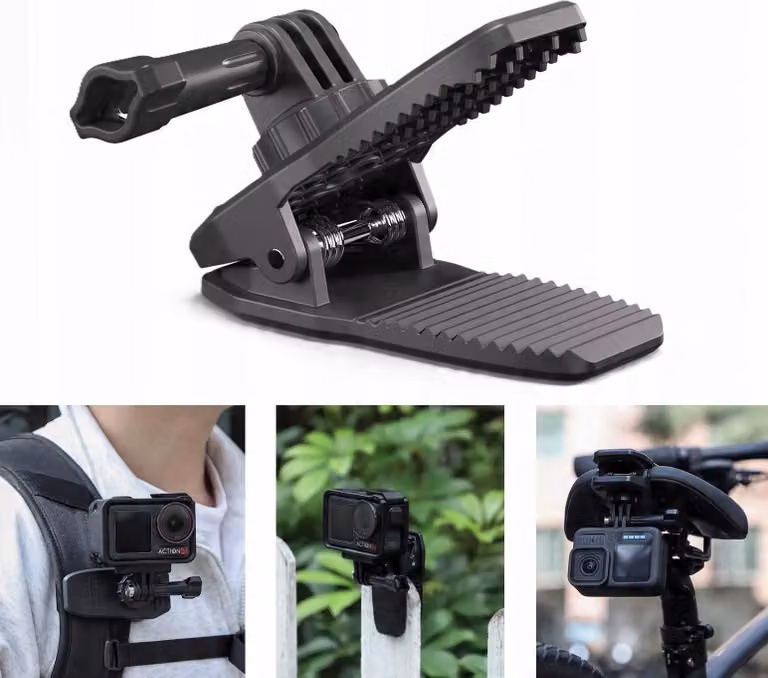 Magnete per cintura con supporto a clip a sgancio rapido per GoPro da 1/4'' / MJ949