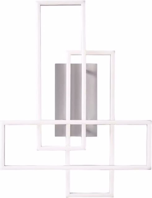 Plafoniera LED Dyana P 60W 3093lm 3000K in Alluminio Bianco Satinato, Dimmerabile a Taglio di Fase, Luce Diretta - Gealuce