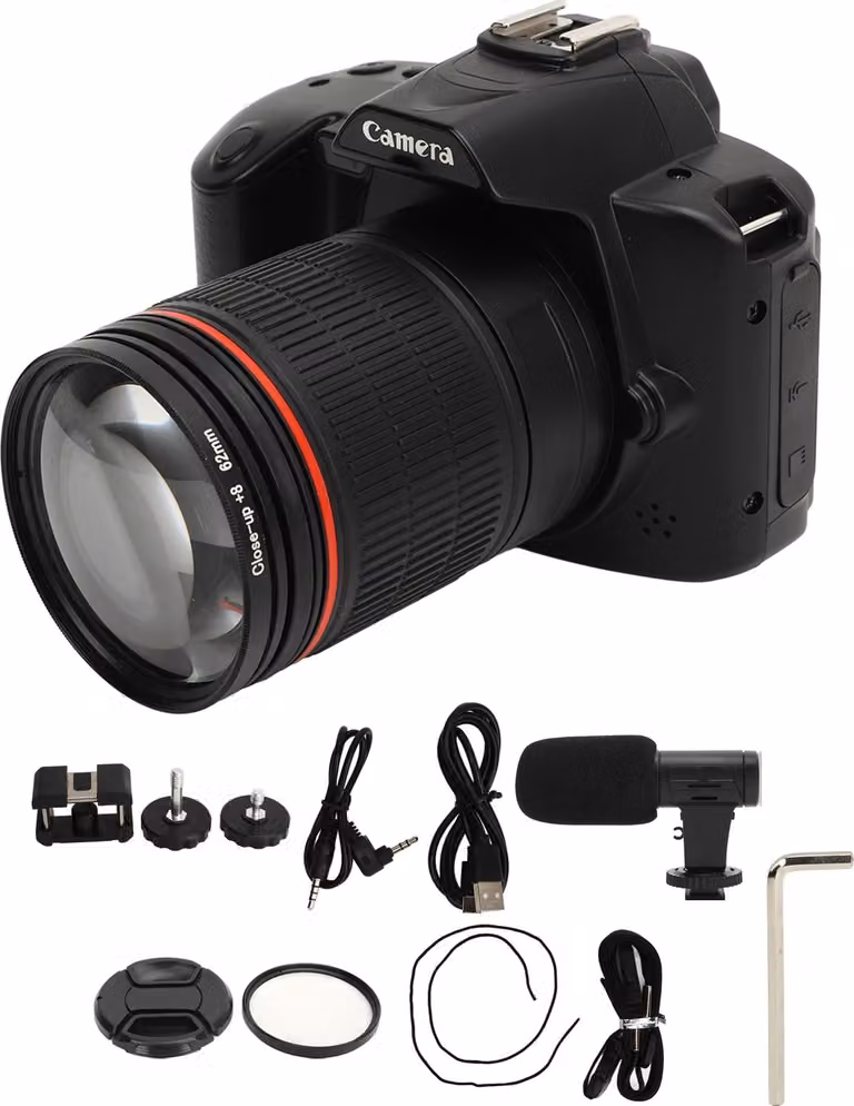 4K 64MP HD visione notturna telecamera digitale 3in IP