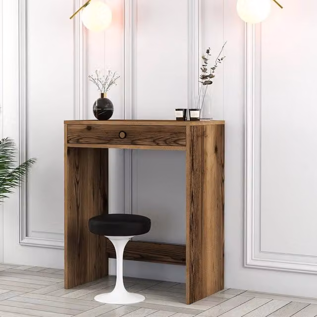 Mobile da Trucco Carde DMORA con Specchio, Marrone