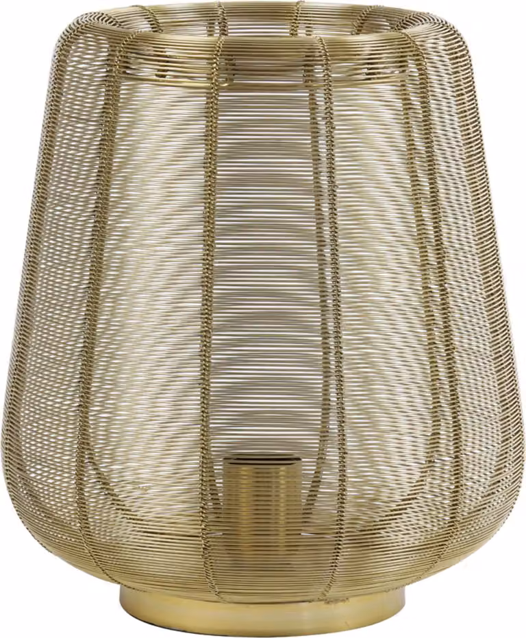Lampada da tavolo - oro - ADETA - metallo - lampada da comodino - E27 - 1861485 - Light & Living