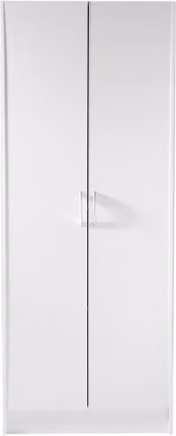 Mobile Dispensa da Cucina VEVOR Bianca con 3 Ripiani e Ante Soft-Close in Legno MDF, L/P/H: 76.7 x 30.5 x 152.9 cm