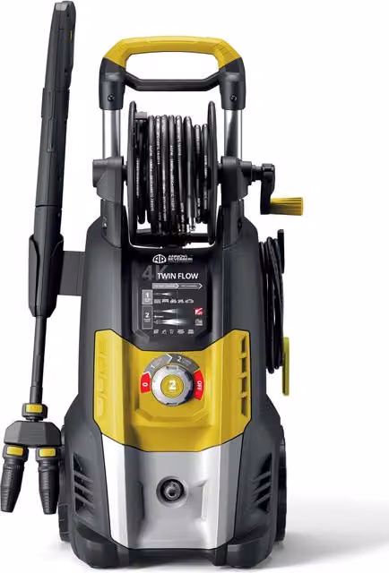 Idropulitrice ad acqua fredda Annovi Reverberi 4K da 150 bar e 2500 W, colore giallo