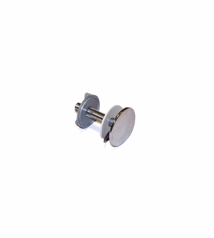 Tappo copriforo D 50 ottone cromato