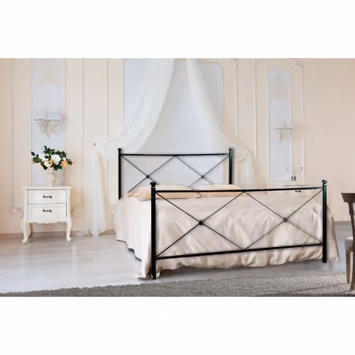 Letto matrimoniale in ferro battuto Alba - Florentia Bed