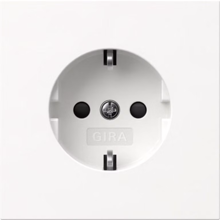 Gira SCHUKO presa di corrente Interruttore di superficie SP bianco puro 445370
